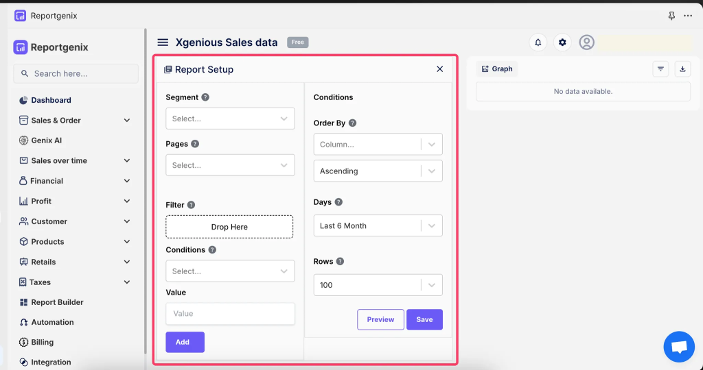 How to Use the Custom Report Builder in Reportgenix 13 image 4