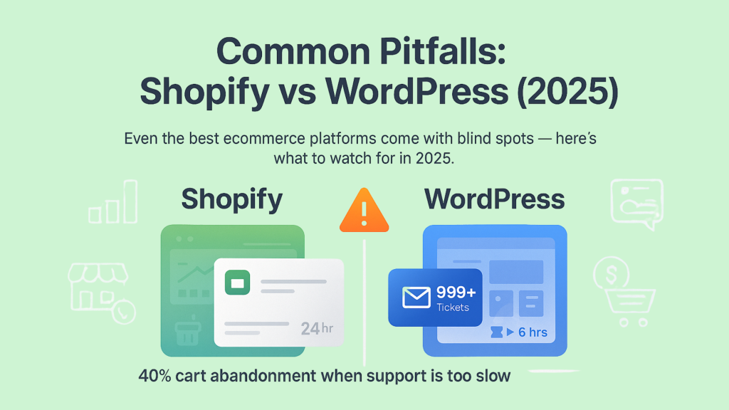 Shopify vs WordPress 2025: Which Platform Is Better for Your Online Store? 12 Common Pitfalls: Shopify vs WordPress (2025)