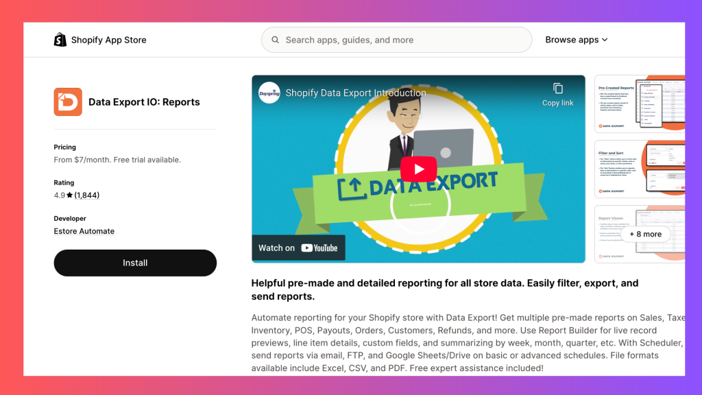 7+ Best Mipler Alternatives to Boost Shopify Sales in 2025 10 Data Export IO Reports