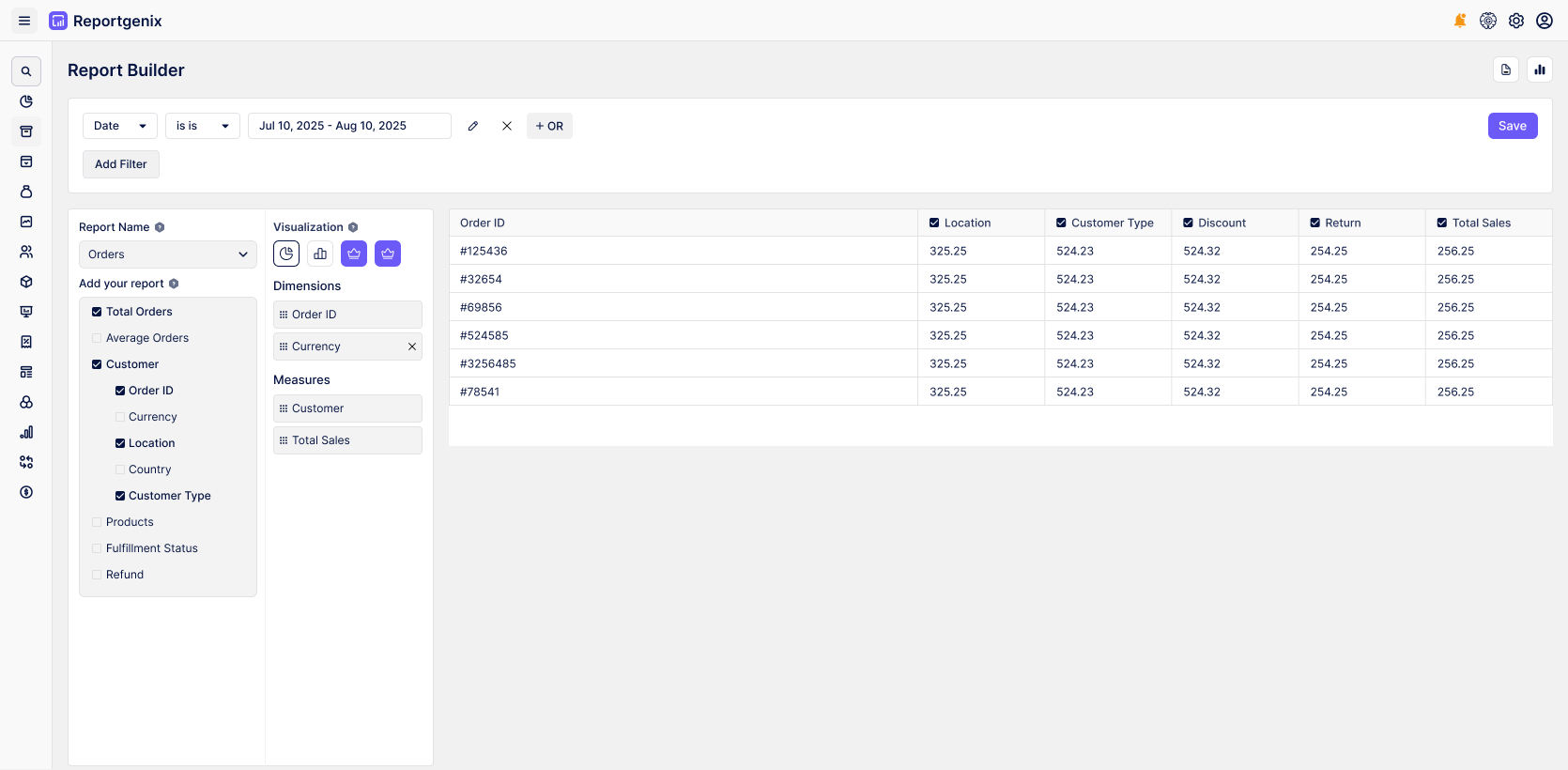 Home 36 Report Builder 3