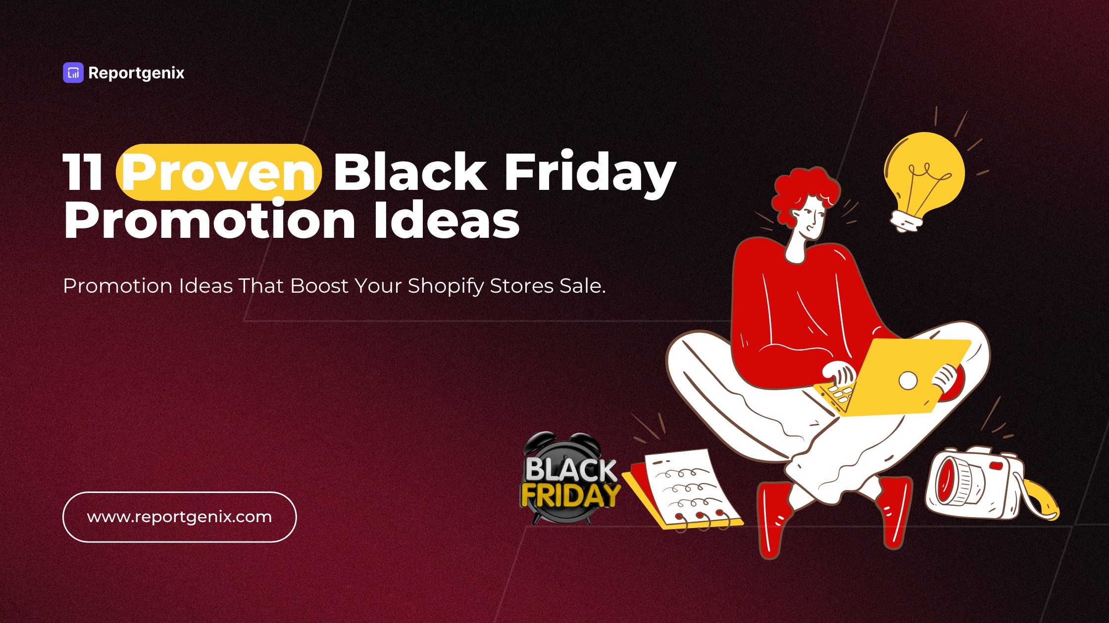 Black Friday promotion ideas for Shopify stores showing discount banners and shopping carts