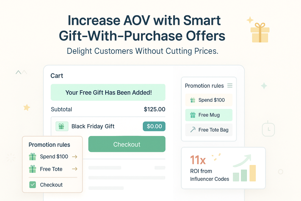 11 Proven Black Friday Promotion Ideas for Shopify Stores 15 Black Friday promotion idea for Shopify stores showing discount banners and shopping carts