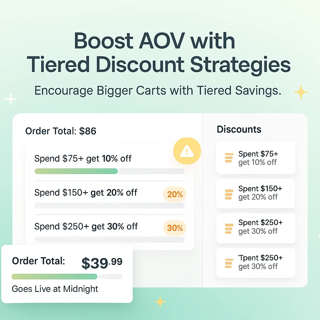 11 Proven Black Friday Promotion Ideas for Shopify Stores 9 Black Friday promotion idea for Shopify stores showing discount banners and shopping carts