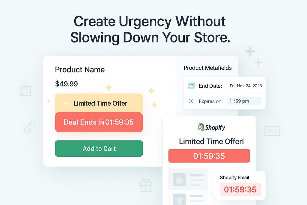 11 Proven Black Friday Promotion Ideas for Shopify Stores 14 Black Friday promotion idea for Shopify stores showing discount banners and shopping carts